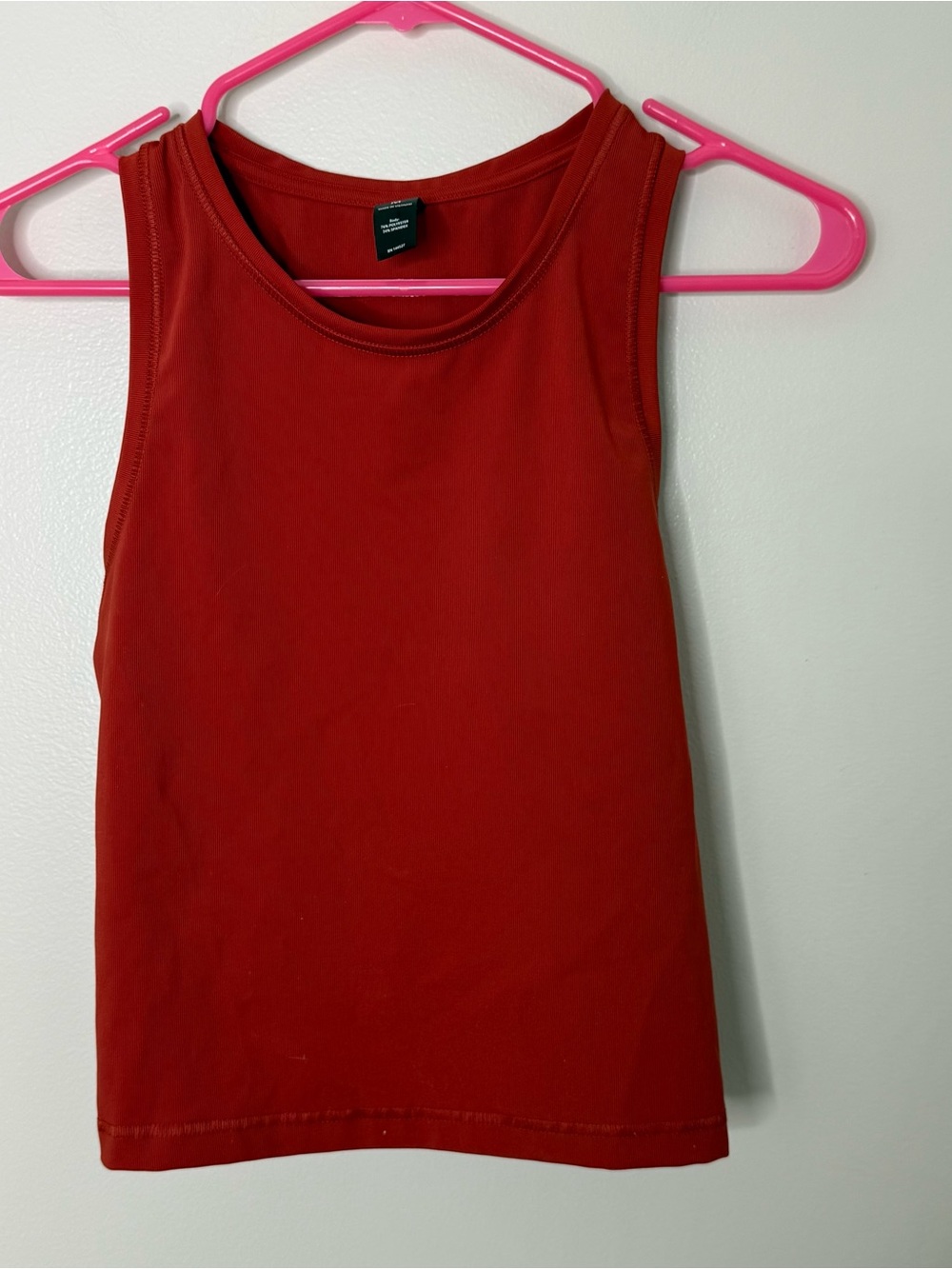 90 degree Women’s Medium Rust Orange Workout Racer back Tank